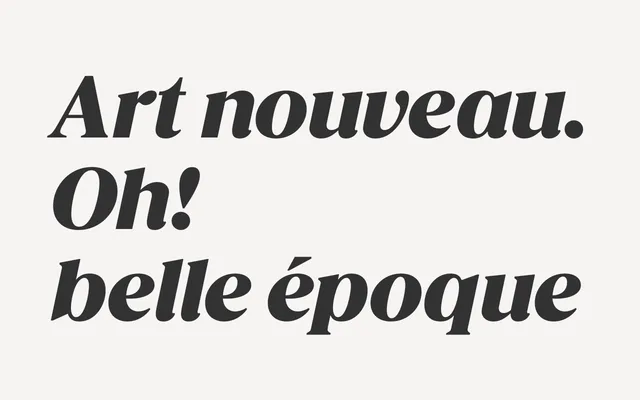 Honest specimen from W Type Foundry
