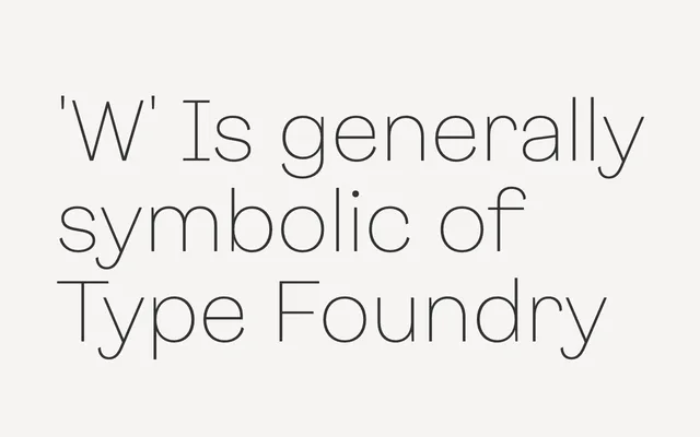 Konstanz specimen from W Type Foundry