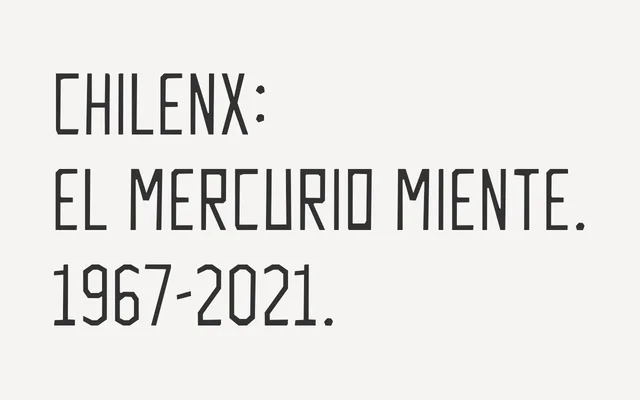 Mercurio Miente specimen from W Type Foundry