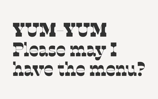 Munchies specimen from W Type Foundry