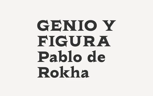 Rokha specimen from W Type Foundry