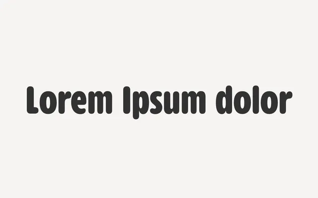 Rosso Rounded specimen from W Type Foundry