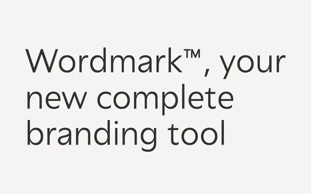 Wordmark specimen from W Type Foundry