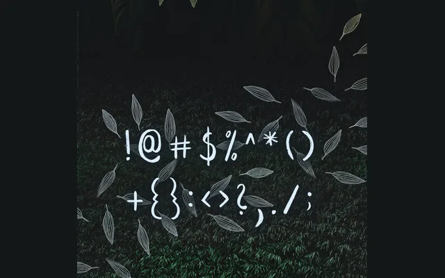 Leafy Free Brush Font specimen from Wild Type