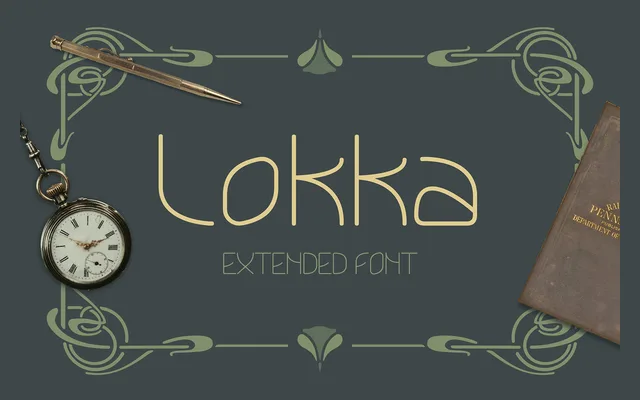Lokka Extended Font specimen from Wild Type