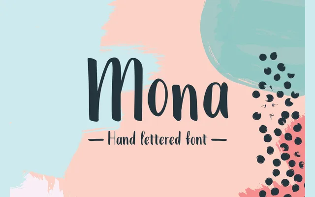 Mona Extended Font specimen from Wild Type
