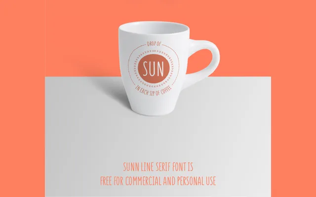 SUNN Line Free Font specimen from Wild Type