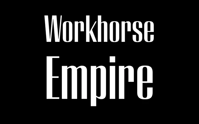 Workhorse Empire specimen from Workhorse Type Foundry