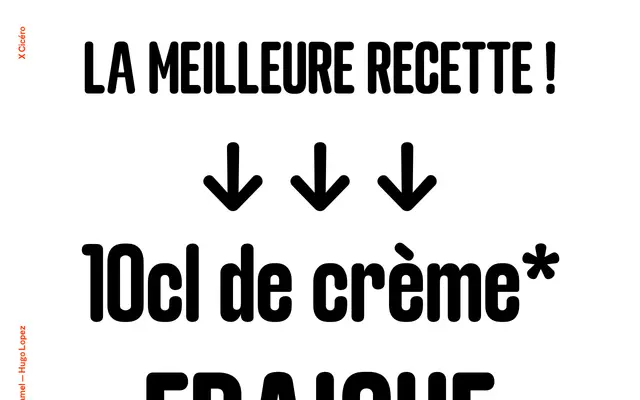 Caramel specimen from X Cicéro