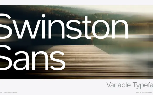 Swinston Sans specimen from yasireknc
