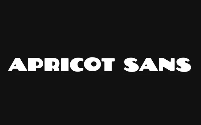 Apricot Sans specimen from Yeahright Type