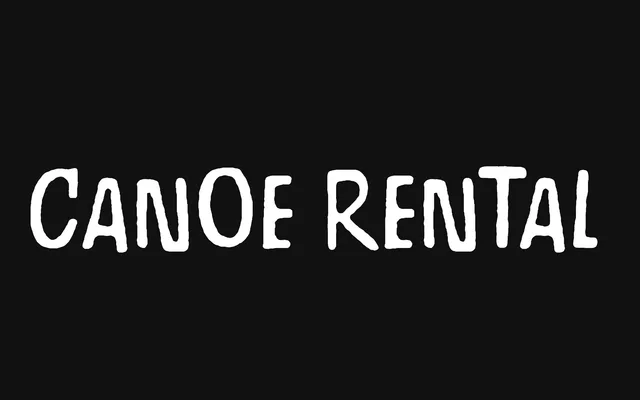 Canoe Rental specimen from Yeahright Type