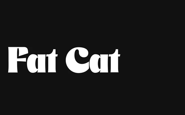 Fat Cat specimen from Yeahright Type