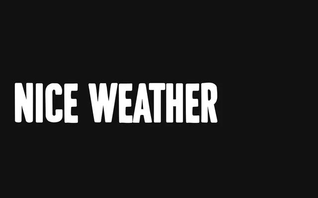 Nice Weather specimen from Yeahright Type