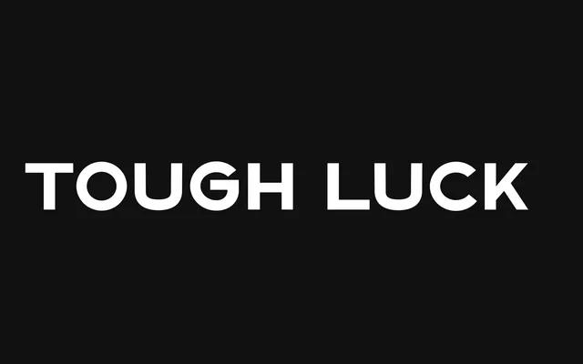 Tough Luck specimen from Yeahright Type