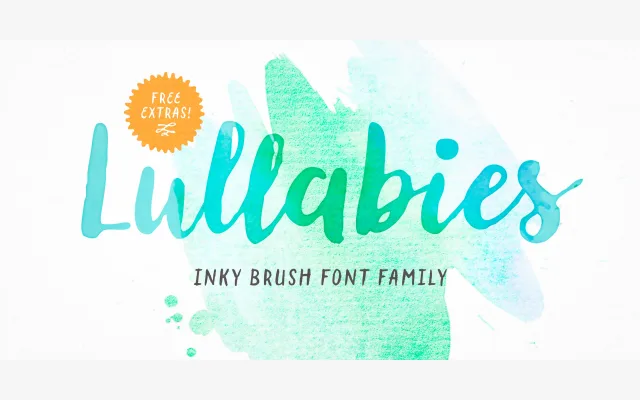 Lullabies specimen from Yellow Design Studio