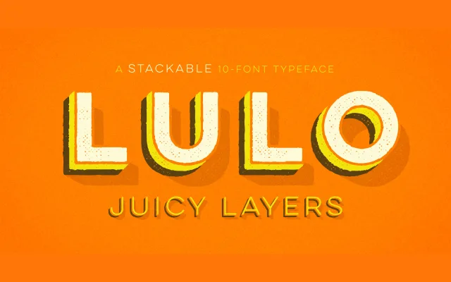 Lulo specimen from Yellow Design Studio