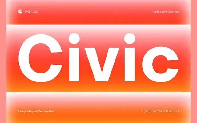 YWFT Civic specimen from YouWorkForThem
