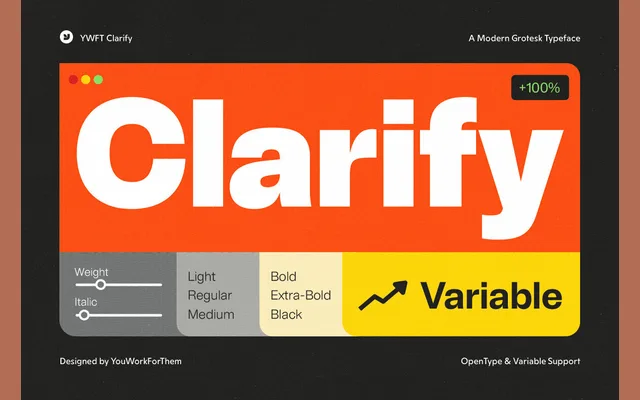 YWFT Clarify specimen from YouWorkForThem