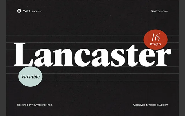 YWFT Lancaster specimen from YouWorkForThem