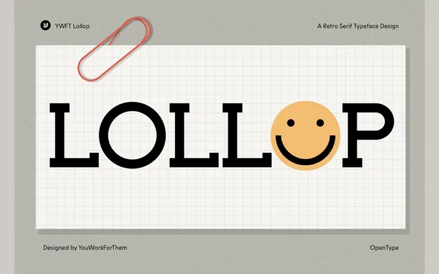 YWFT Lollop specimen from YouWorkForThem
