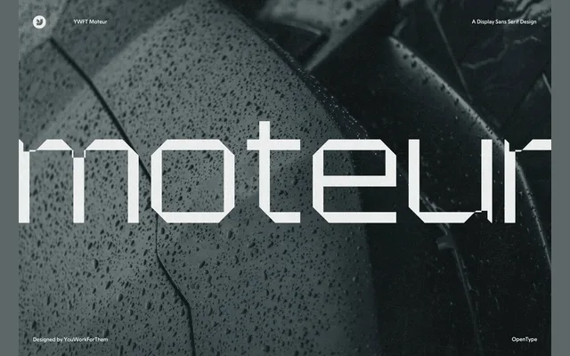 YWFT Moteur specimen from YouWorkForThem