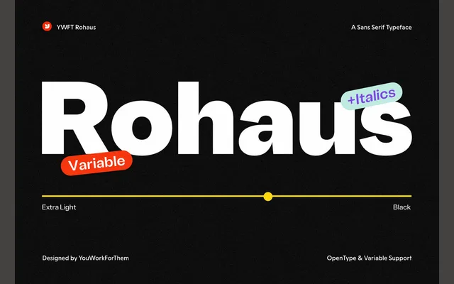 YWFT Rohaus specimen from YouWorkForThem