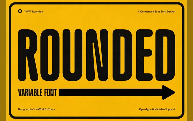 YWFT Rounded specimen from YouWorkForThem