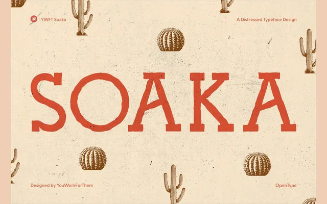 YWFT Soaka specimen from YouWorkForThem