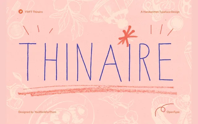 YWFT Thinaire specimen from YouWorkForThem