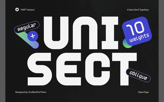 YWFT Unisect specimen from YouWorkForThem