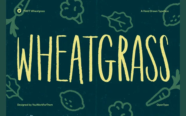 YWFT Wheatgrass specimen from YouWorkForThem