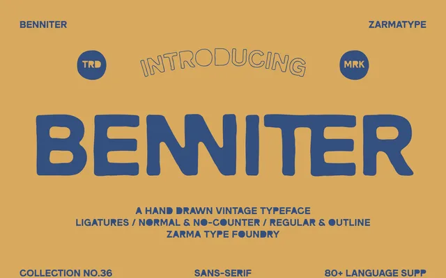 Benniter specimen from Zarma Type