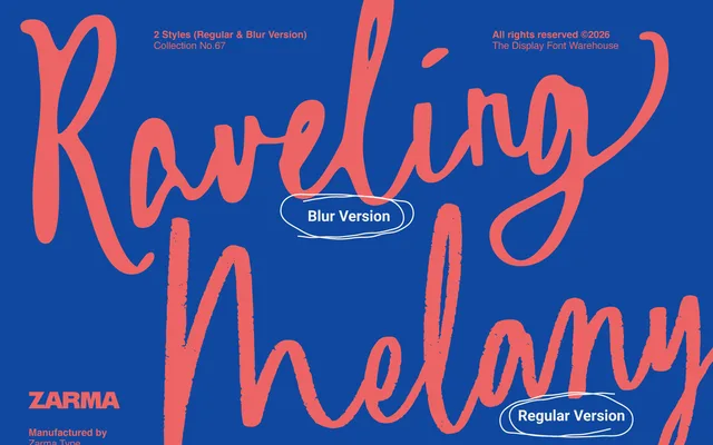 Raveling Melany specimen from Zarma Type