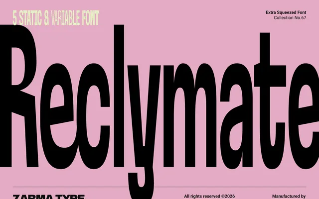 Reclymate specimen from Zarma Type