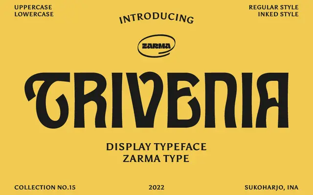 Trivenia specimen from Zarma Type