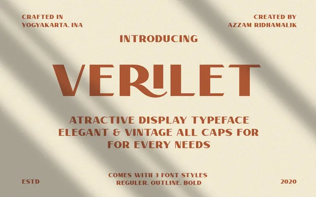 Verilet specimen from Zarma Type