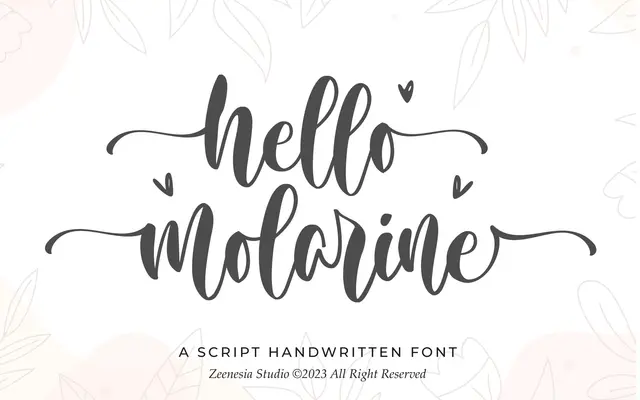 Betaline specimen from Zeenesia Studio