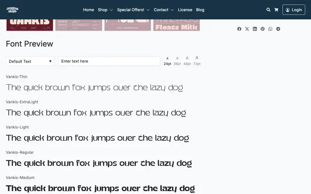 Vankis specimen from Zeenesia Studio