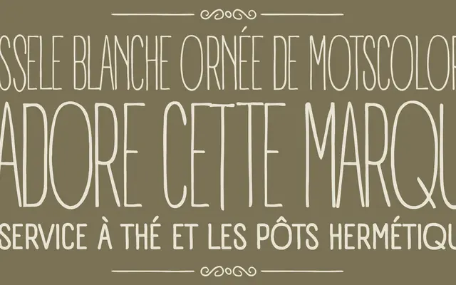 A Day Without Sun specimen from Zetafonts