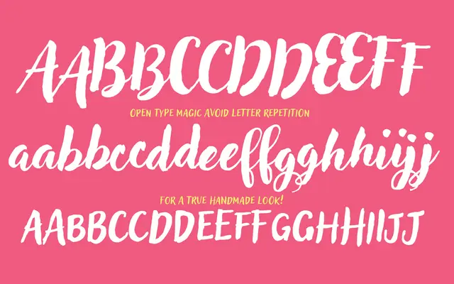 Adlery specimen from Zetafonts