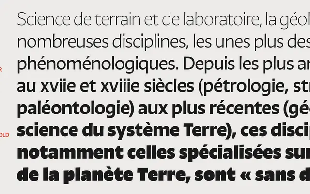 Ambra Sans specimen from Zetafonts