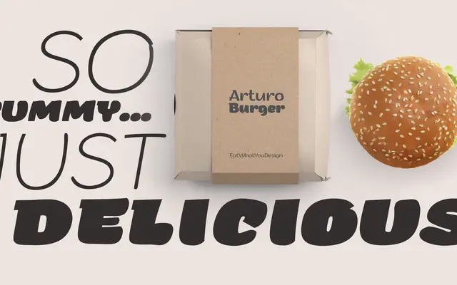 Arturo specimen from Zetafonts