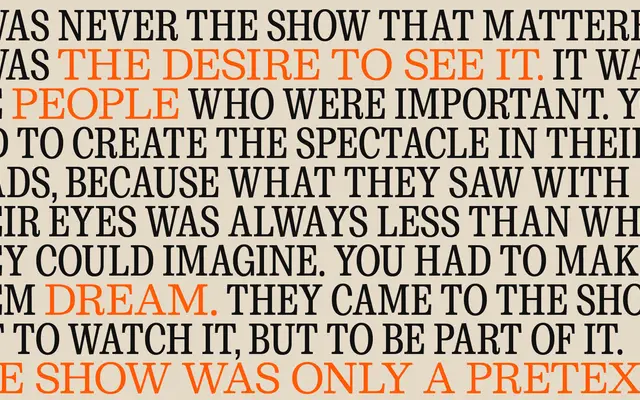 Barnum specimen from Zetafonts