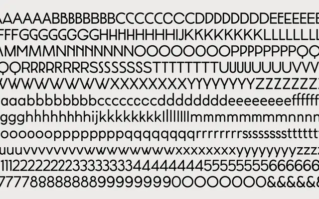 Coco Tardis specimen from Zetafonts