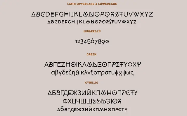 Cocobiker specimen from Zetafonts