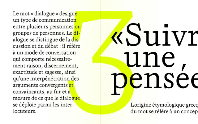 Dialogue specimen from Zetafonts