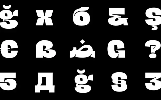 Hagrid specimen from Zetafonts