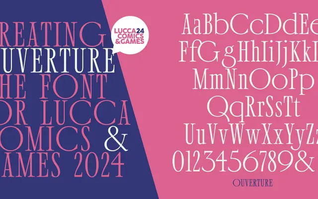Ouverture specimen from Zetafonts