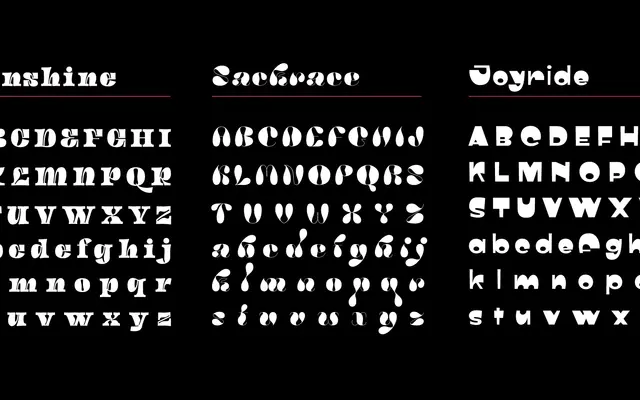 Quarantype specimen from Zetafonts